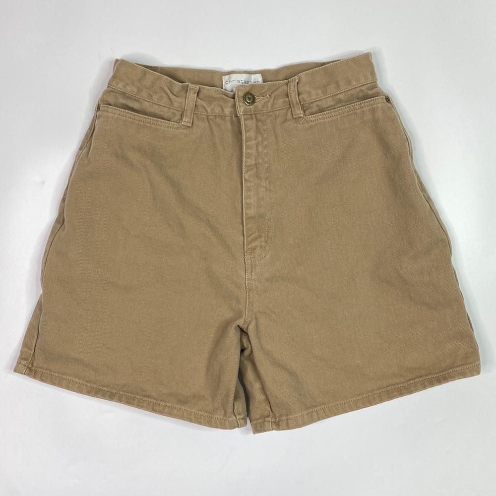 Vintage Christopher & Banks High Waist Brown Denim Shorts Size 8